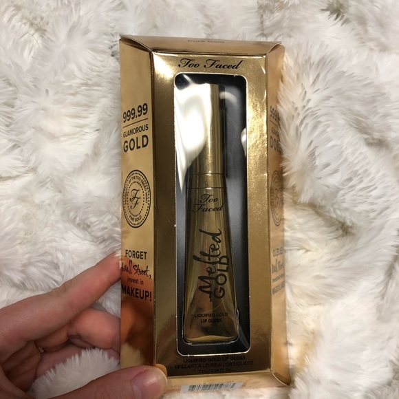 Too Faced Melted Gold Lip Gloss - Picture 2 of 2